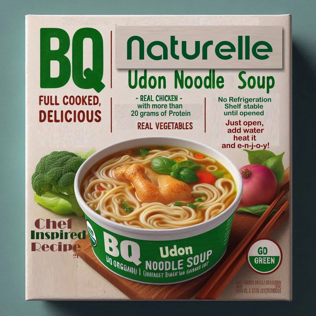 REAL CHICKEN VEGGIE UDON SOUP
